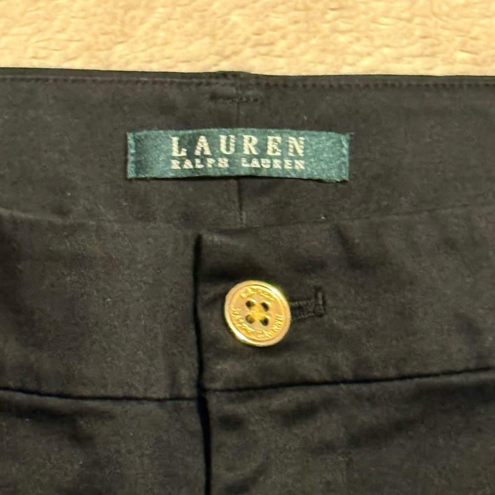 EUC Lauren Ralph Lauren Women’s Black Dressy Bermuda Shorts - 16 - Picture 4 of 8